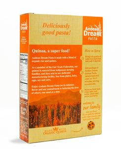 Andean Dream Quinoa Pasta (Elbows) | Allergen-Friendly, Gluten Free, Vegan, Non-GMO, Organic, Kosher | 1 case = 4 boxes