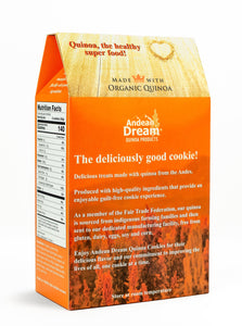 Andean Dream Cocoa-Orange Quinoa Cookies | Allergen-Friendly, Gluten Free, Vegan, Non-GMO, Fair Trade Certified | 1 case = 3 boxes  Edit alt text