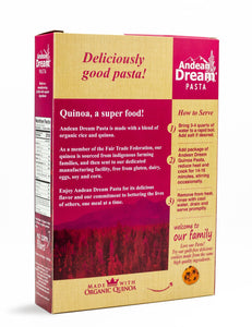 Andean Dream Quinoa Pasta (Fusilli) | Allergen-Friendly, Gluten Free, Vegan, Non-GMO, Organic, Kosher | 1 case = 4 boxes